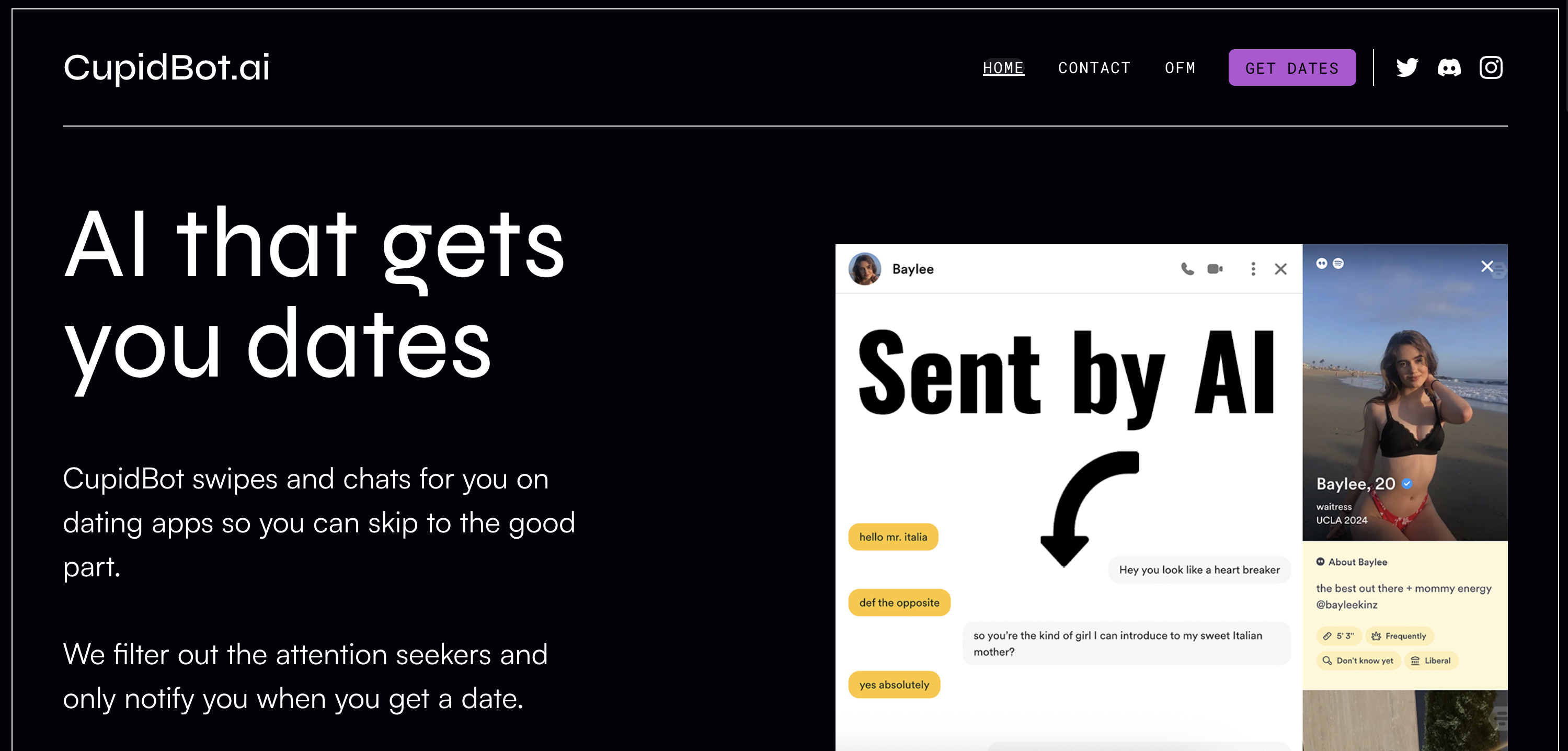 Cupidbot AI Trust OFM