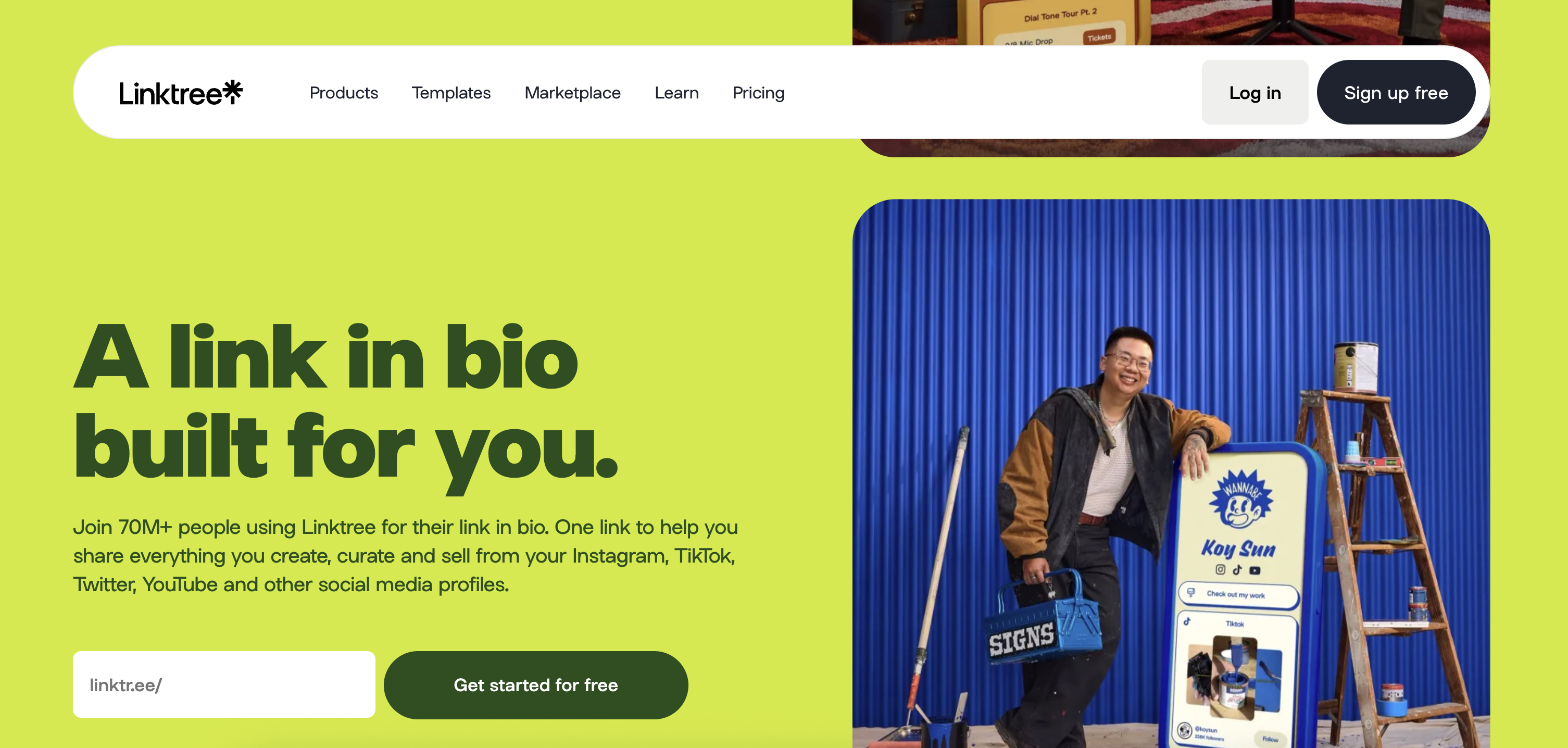 Linktree link in bio